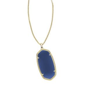 Kendra Scott Jewelry - Kendra Scott Gold Reid Necklace in Navy Cat Eye Kendra Scott Jewelry - Kendra Scott Gold Reid Necklace in Navy Cat Eye